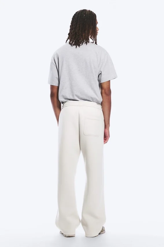 Pantalones de chándal holgados de tejido scuba – Light Dusty Mole Pantalones de chándal holgados de tejido scuba – Light Dusty Mole