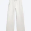 Pantalones de chándal holgados de tejido scuba – Light Dusty Mole Pantalones de chándal holgados de tejido scuba – Light Dusty Mole