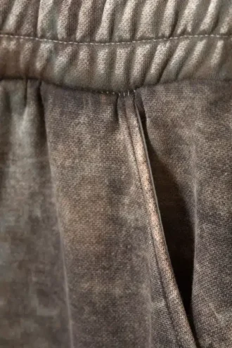 Pantalones de chándal holgados estampados – Verde caqui – Bosque texturizado