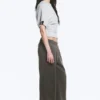 Pantalones de chándal holgados, largos y de tejido grueso – Gris oscuro lavado Pantalones de chándal holgados, largos y de tejido grueso – Gris oscuro lavado