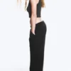 Pantalones de chándal holgados, largos y de tejido grueso – Negro Pantalones de chándal holgados, largos y de tejido grueso – Negro