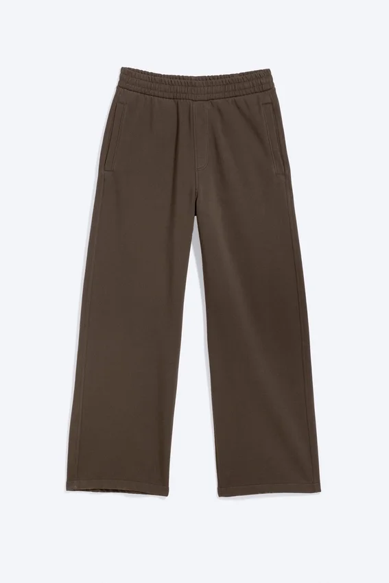Pantalones de chándal holgados – Marrón oscuro Pantalones de chándal holgados – Marrón oscuro