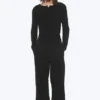 Pantalones de chándal holgados – Negro Pantalones de chándal holgados – Negro