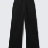 Pantalones de chándal holgados – Negro Pantalones de chándal holgados – Negro