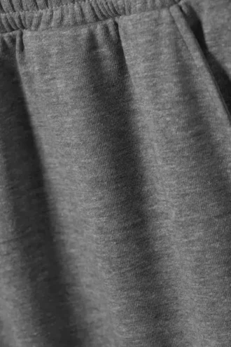 Pantalones de chándal holgados tipo cargo – Gris jaspeado