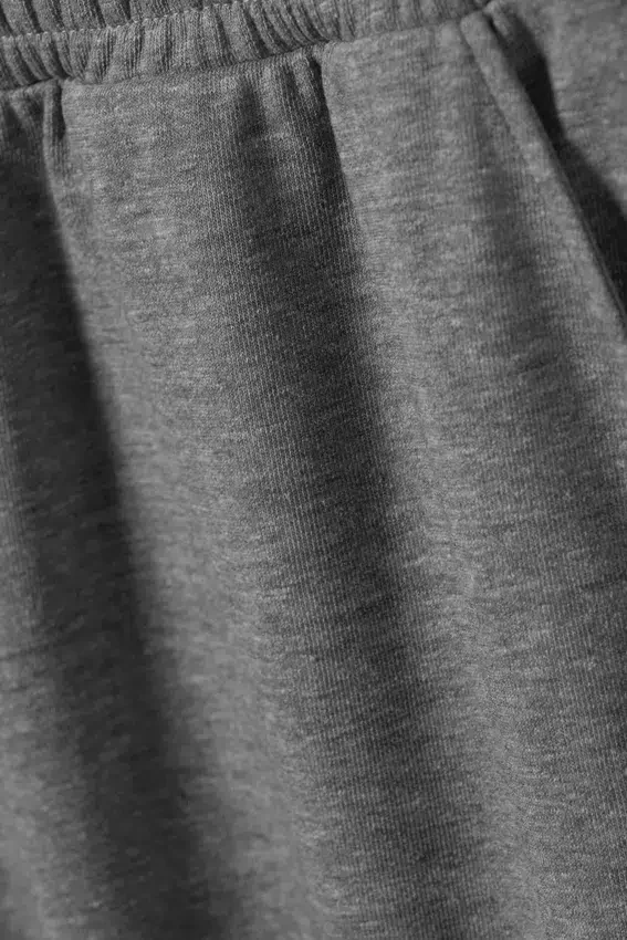 Pantalones de chándal holgados tipo cargo – Gris jaspeado Pantalones de chándal holgados tipo cargo – Gris jaspeado
