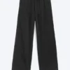 Pantalones de chándal rectos y holgados – Negro Pantalones de chándal rectos y holgados – Negro