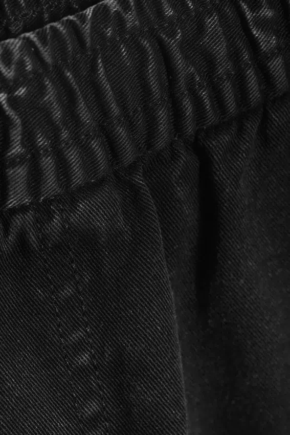 Pantalones de chándal rectos y holgados – Negro Pantalones de chándal rectos y holgados – Negro
