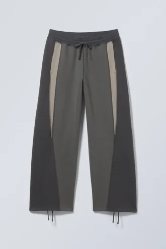 Pantalones de chándal Scott con bloques de color – Gris oscuro