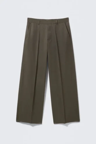 Pantalones de corte holgado – Gris oscuro Pantalones de corte holgado – Gris oscuro