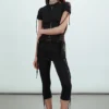 Pantalones de jersey con nudos – Negro Pantalones de jersey con nudos – Negro