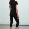 Pantalones de jersey con nudos – Negro Pantalones de jersey con nudos – Negro