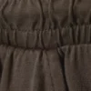 Pantalones de jersey de corte holgado y pierna ancha – Marrón oscuro lavado Pantalones de jersey de corte holgado y pierna ancha – Marrón oscuro lavado