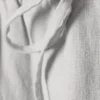 Pantalones de mezcla de lino de talle bajo – Gris claro Pantalones de mezcla de lino de talle bajo – Gris claro