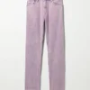 Pantalones de pana lavado «Space» – Lila