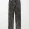 Pantalones de pana lavado «Space» – Negro lavado al ácido