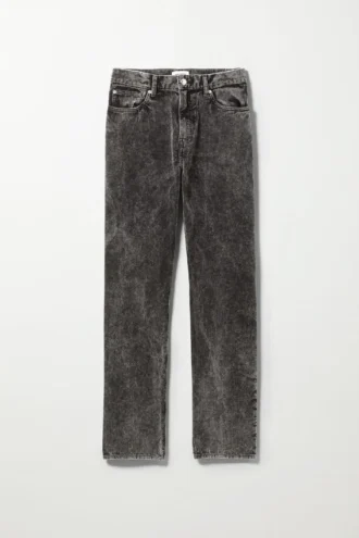Pantalones de pana lavado «Space» – Negro lavado al ácido