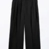 Pantalones de pierna ancha – Negro Pantalones de pierna ancha – Negro