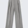 Pantalones de pierna ancha – Rayas grises Pantalones de pierna ancha – Rayas grises