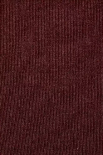 Pantalones de pijama acampanados de cintura baja – Rojo oscuro