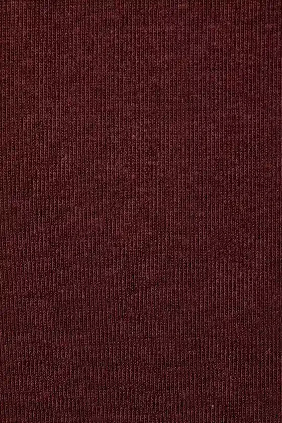 Pantalones de pijama acampanados de cintura baja – Rojo oscuro Pantalones de pijama acampanados de cintura baja – Rojo oscuro