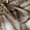 Pantalones de pijama anchos de franela – Beige a cuadros Pantalones de pijama anchos de franela – Beige a cuadros