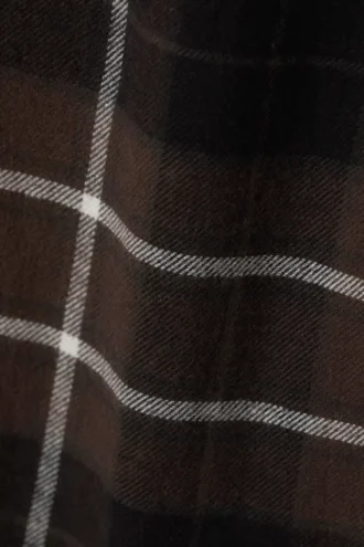 Pantalones de pijama de franela a cuadros – Marrón a cuadros Pantalones de pijama de franela a cuadros – Marrón a cuadros