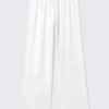 Pantalones de pijama holgados – Blanco Pantalones de pijama holgados – Blanco