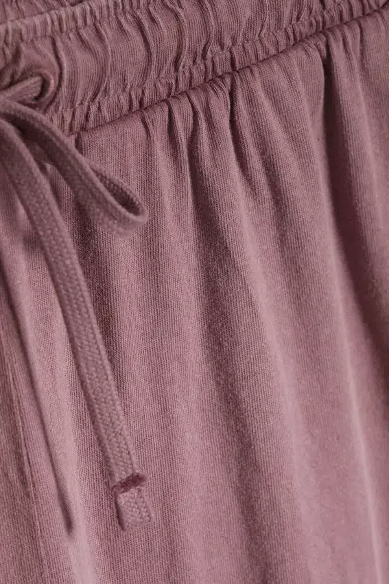 Pantalones de pijama holgados – Lila empolvado Pantalones de pijama holgados – Lila empolvado
