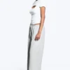 Pantalones de rizo volteado – Mezcla de gris claro empolvado Pantalones de rizo volteado – Mezcla de gris claro empolvado