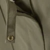 Pantalones de talle bajo, corte ajustado y pernera acampanada – Verde caqui oscuro Pantalones de talle bajo, corte ajustado y pernera acampanada – Verde caqui oscuro