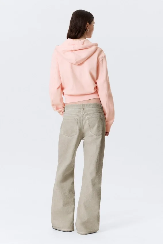 Pantalones de talle bajo, corte holgado y acampanado – Light Mole Pantalones de talle bajo, corte holgado y acampanado – Light Mole