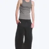 Pantalones de trabajo de corte ancho – Negro lavado Pantalones de trabajo de corte ancho – Negro lavado