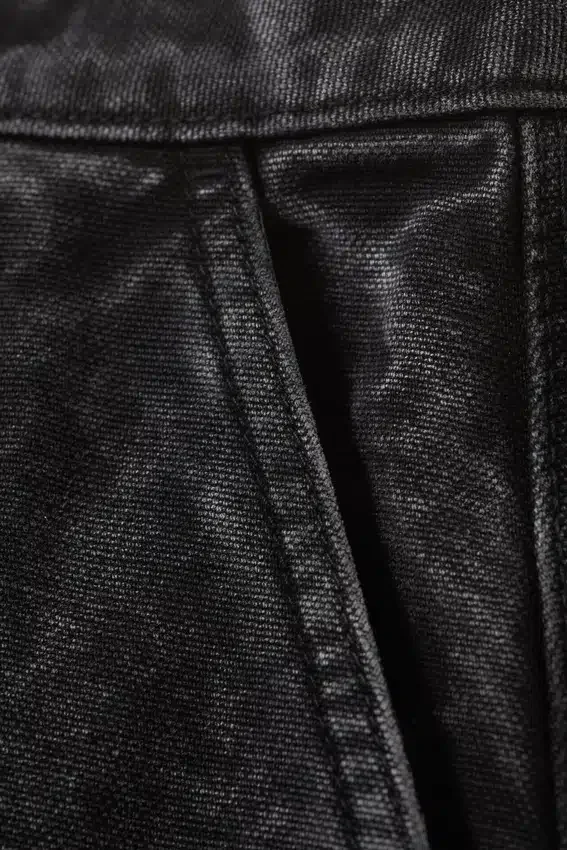 Pantalones de trabajo de corte ancho – Negro lavado Pantalones de trabajo de corte ancho – Negro lavado
