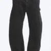 Pantalones de trabajo de corte ancho – Negro lavado Pantalones de trabajo de corte ancho – Negro lavado