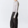 Pantalones de trabajo de corte ancho – Negro lavado Pantalones de trabajo de corte ancho – Negro lavado