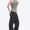 Pantalones de trabajo de corte ancho – Negro lavado Pantalones de trabajo de corte ancho – Negro lavado