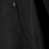 Pantalones de trabajo de talle bajo y corte holgado – Negro Pantalones de trabajo de talle bajo y corte holgado – Negro