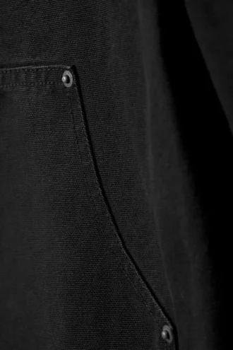 Pantalones de trabajo de talle bajo y corte holgado – Negro Pantalones de trabajo de talle bajo y corte holgado – Negro