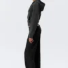 Pantalones de traje acampanados de talle bajo – Negro Pantalones de traje acampanados de talle bajo – Negro