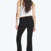 Pantalones de traje acampanados de talle bajo – Negro Pantalones de traje acampanados de talle bajo – Negro