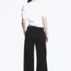 Pantalones de traje acampanados de talle bajo – Negro Pantalones de traje acampanados de talle bajo – Negro
