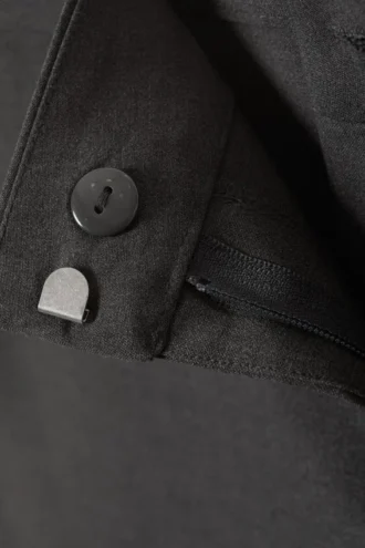 Pantalones de traje acampanados – Gris oscuro