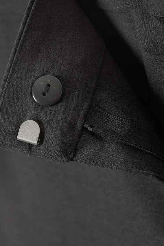 Pantalones de traje acampanados – Gris oscuro Pantalones de traje acampanados – Gris oscuro