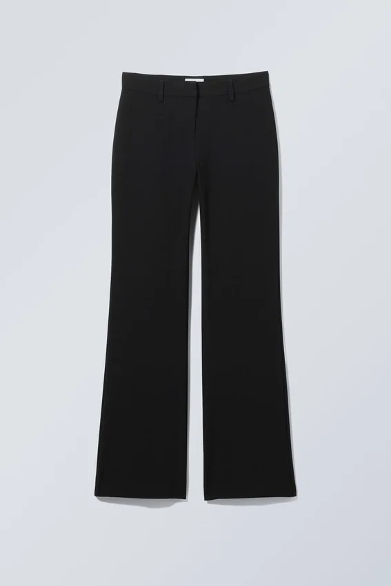 Pantalones de traje acampanados – Negro Pantalones de traje acampanados – Negro