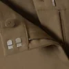 Pantalones de traje ajustados de cintura baja y corte acampanado – Verde caqui Pantalones de traje ajustados de cintura baja y corte acampanado – Verde caqui