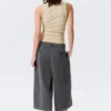 Pantalones de traje capri Hanne H – Gris oscuro jaspeado Pantalones de traje capri Hanne H – Gris oscuro jaspeado
