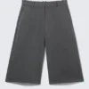 Pantalones de traje capri Hanne H – Gris oscuro jaspeado Pantalones de traje capri Hanne H – Gris oscuro jaspeado