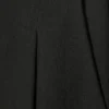 Pantalones de traje de cintura alta y pierna ancha – Gris oscuro jaspeado Pantalones de traje de cintura alta y pierna ancha – Gris oscuro jaspeado
