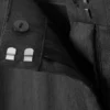 Pantalones de traje de corte holgado y cintura baja – Rayas gris oscuro Pantalones de traje de corte holgado y cintura baja – Rayas gris oscuro